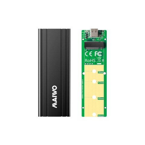Карман внешний Maiwo M.2 SSD NVMe (PCIe) USB3.1 GEN2 Type-C (K1686P) - Нулевой остаток (Feed) - Нулевой остаток (Feed)