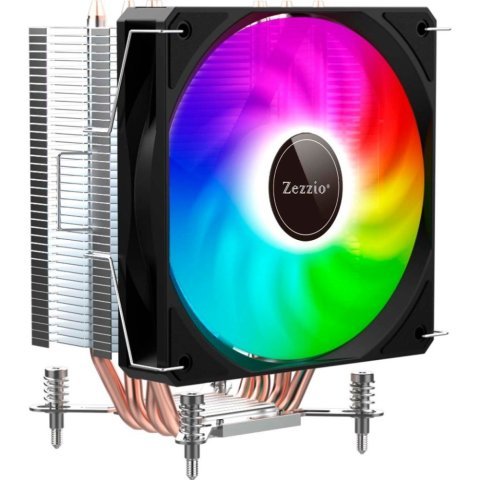 Кулер для процессора Zezzio ZH-C400 V2 ARGB/SRGB Ultra Fan - Нулевой остаток (Feed)  - Нулевой остаток (Feed) 