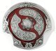 Декоративный щит Дота 2 Aegis of Champions Shield Dota 2 Silver/Red металл -   -  