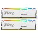 Модуль памяти для компьютера DDR5 64GB (2x32GB) 6000 MHz Beast White RGB EXPO Kingston Fury (ex.HyperX) (KF560C30BWEAK2-64) - Нулевой остаток (Feed)  - Нулевой остаток (Feed)