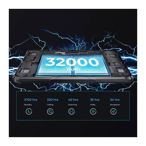Планшет OUKITEL RT7 10.1" 5G TITAN 12/512GB NFC LTE Black (6941749837233) - Планшеты  - Планшеты 