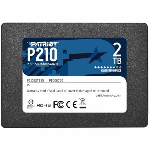 Накопитель SSD 2.5" 2TB Patriot (P210S2TB25) - Нулевой остаток (Feed)  - Нулевой остаток (Feed) 