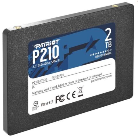 Накопитель SSD 2.5" 2TB Patriot (P210S2TB25) - Нулевой остаток (Feed)  - Нулевой остаток (Feed) 