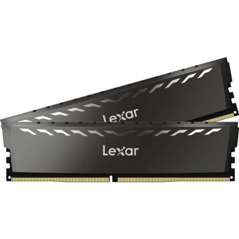 Модуль памяти для компьютера DDR4 16GB (2x8GB) 3200 MHz Thor Dark Gray Lexar (LD4BU008G-R3200GDXG) - Нулевой остаток (Feed) - Нулевой остаток (Feed)