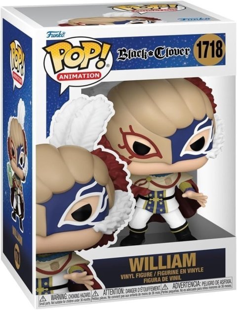 Фигурка Funko Black Clover: William Vangeance фанко Чёрный Клевер Уильям Вандженс 1718 (примят. бокс) - -