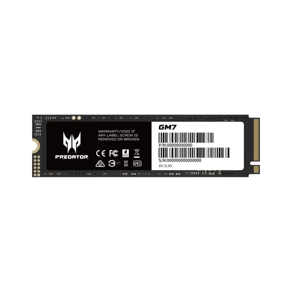 Накопитель SSD M.2 2280 512GB GM7 Acer Predator (BL.9BWWR.117)