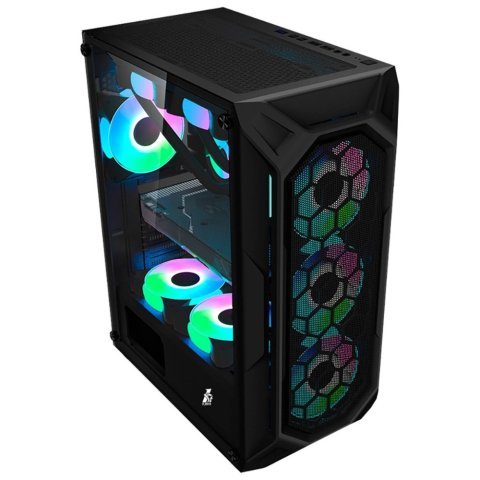 Корпус 1stPlayer X6-BK-4F1 - Нулевой остаток (Feed) - Нулевой остаток (Feed)