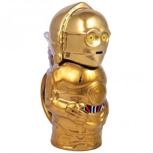 Кружка коллекционная SignatureSteins Star Wars C-3PO Stein Звёздные войны С3ПО 650 мл.