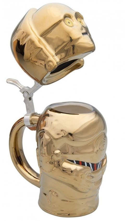 Кружка коллекционная SignatureSteins Star Wars C-3PO Stein Звёздные войны С3ПО 650 мл. - -
