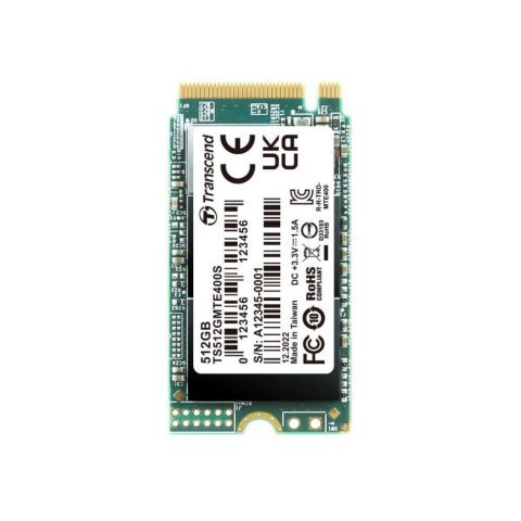 Накопитель SSD M.2 2242 512GB Transcend (TS512GMTE400S) - Нулевой остаток (Feed)  - Нулевой остаток (Feed) 