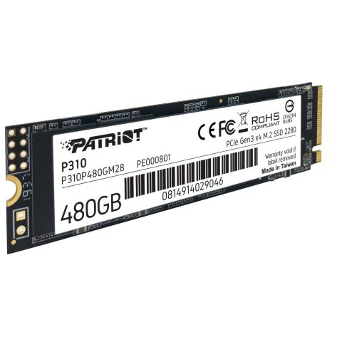 Накопитель SSD M.2 2280 480GB Patriot (P310P480GM28) - Нулевой остаток (Feed) - Нулевой остаток (Feed)
