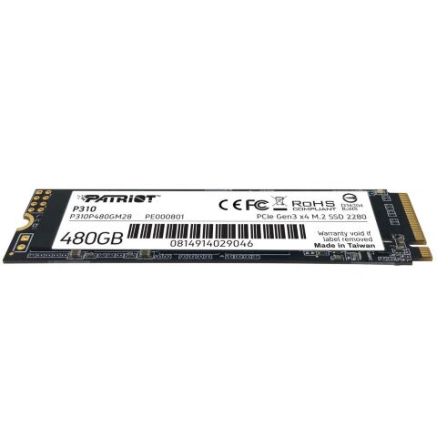 Накопитель SSD M.2 2280 480GB Patriot (P310P480GM28) - Нулевой остаток (Feed) - Нулевой остаток (Feed)