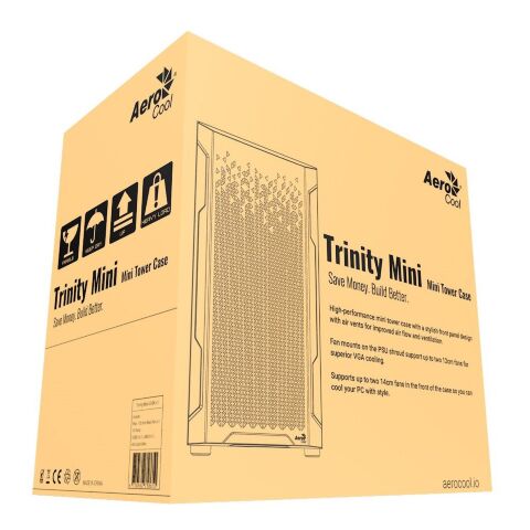 Корпус AeroCool Trinity Mini-G-BK-v2 (ACCS-PV32033.11) - Корпуса  - Корпуса 