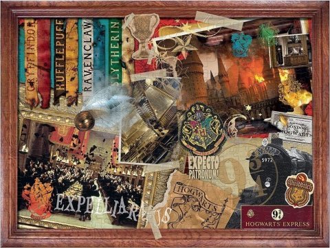 Пазл Гарри Поттер Хогвартс Harry Potter Hogwarts Puzzle (1000 деталей) -   -