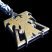 Брелок StarCraft II Terran Logo Gold -   -