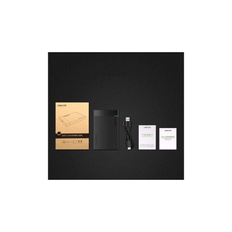 Карман внешний Ugreen USB 3.0 to M.2 SATA SSD US221 black (30848) - Аксессуары к HDD - Аксессуары к HDD
