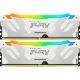 Модуль памяти для компьютера DDR5 32GB (2x16GB) 8000 MHz Renegade RGB White XMP Kingston Fury (ex.HyperX) (KF580C38RWAK2-32) - Модули памяти для компьютера - Модули памяти для компьютера