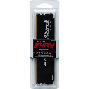 Модуль памяти для компьютера DDR5 32GB 5600 MHz Beast Black Kingston Fury (ex.HyperX) (KF556C36BBE2-32)