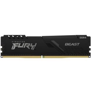 Модуль памяти для компьютера DDR4 16GB 3200 MHz Beast Black Kingston Fury (ex.HyperX) (KF432C16BB1/16WP)