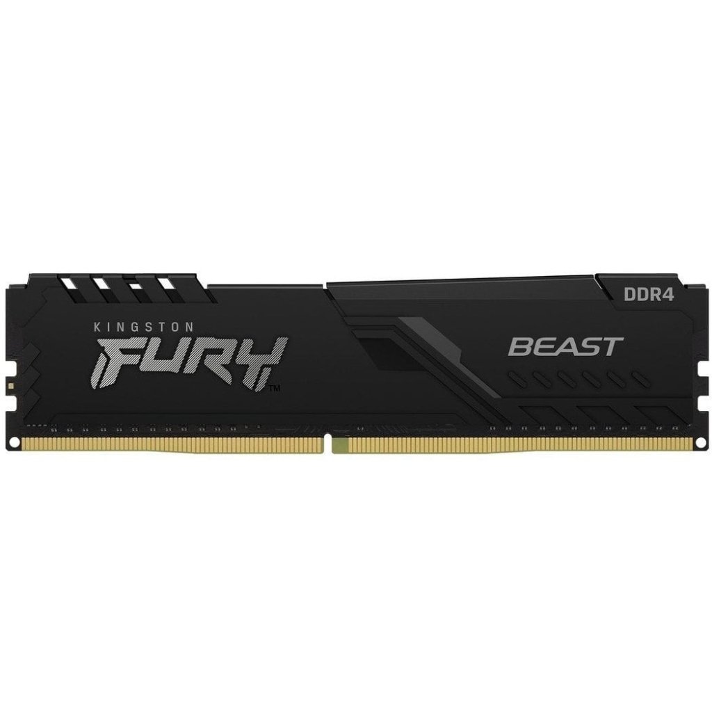 Модуль памяти для компьютера DDR4 16GB 3200 MHz Beast Black Kingston Fury (ex.HyperX) (KF432C16BB1/16WP)