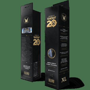 Килимок ігрова поверхня Blizzard World Of Warcraft 20th Anniversary XL Варкрафт (90*42 cm)