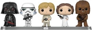 Фигурки Funko Star Wars Darth Vader, Stormtrooper, Luke Skywalker, Leia, Chewbacca 5 Pack (Galactic Convention 2022)