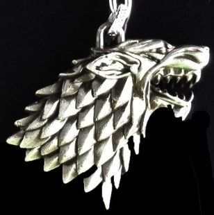 Брелок Game of Thrones Stark Wolf (Winter is Coming) #2