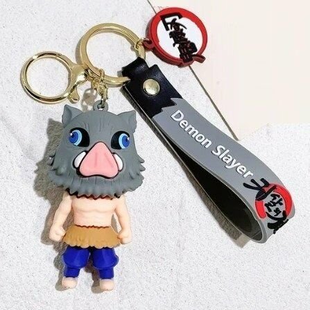 Брелок підвіска на рюкзак Demon Slayer Inosuke Hashibira Клинок, що розсікає демонів -   -  