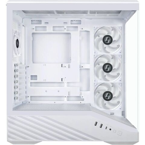 Корпус для ПК Lian Li V100R case with pre-installed four 120mm RGB PWM fan, White (G99.V100RW.01) - Корпуса  - Корпуса 