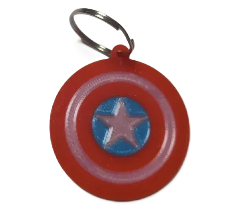 Брелок Marvel Captain America Keychain Капітан Америка ABS пластик 5 см. - -