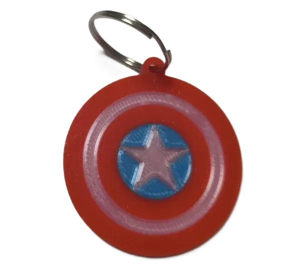Брелок Marvel Captain America Keychain Капітан Америка ABS пластик 5 см.
