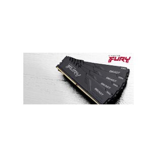 Модуль памяти для компьютера DDR4 16GB (2x8GB) 3200 MHz Black Kingston Fury (ex.HyperX) (KF432C16BBK2/16WP)