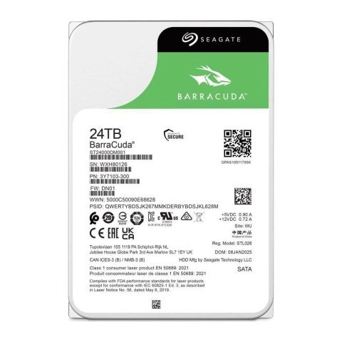 Жесткий диск 3.5" 24TB Seagate (ST24000DM001) - Нулевой остаток (Feed)  - Нулевой остаток (Feed) 