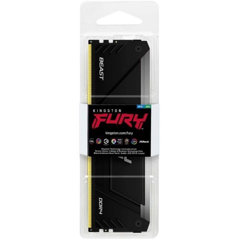 Модуль памяти для компьютера DDR4 16GB 3200 MHz Beast RGB Kingston Fury (ex.HyperX) (KF432C16BB12A/16WP) - Модули памяти для компьютера  - Модули памяти для компьютера 