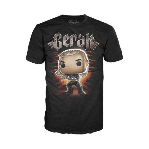 Футболка Funko Tees The Witcher: Geralt фанко Ведьмак Геральт (размер L) - -
