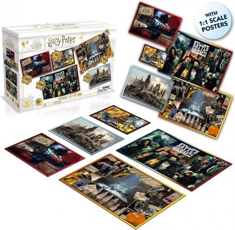 Пазлы Гарри Поттер Harry Potter 5 in 1 Puzzle Подарочный набор (3160 деталей) -   -