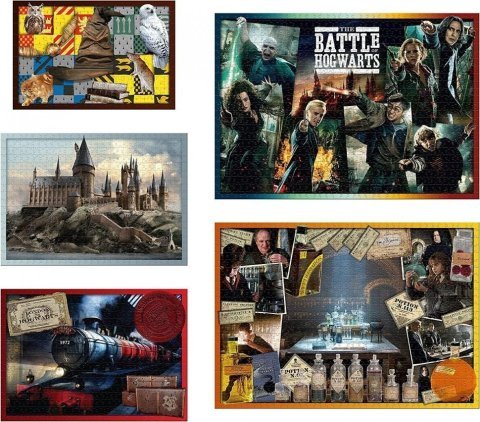 Пазлы Гарри Поттер Harry Potter 5 in 1 Puzzle Подарочный набор (3160 деталей) -   -