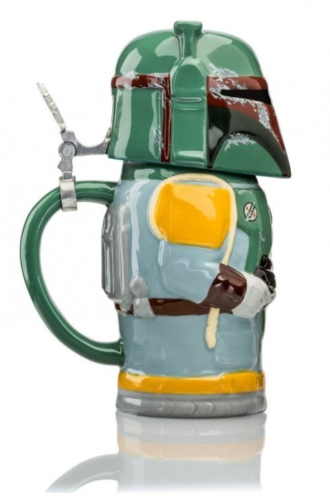 Кружка коллекционная SignatureSteins Star Wars Boba Fett Stein Звёздные войны Боба Фетт 650 мл. - -