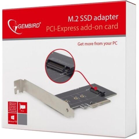 Контроллер PCIe to M.2 22 mm low profile Gembird (PEX-M2-01) - Нулевой остаток (Feed) - Нулевой остаток (Feed)
