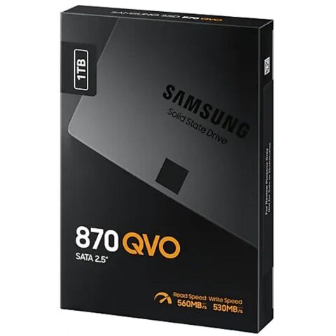 Накопитель SSD 2.5" 1TB 870 QVO Samsung (MZ-77Q1T0BW) - Нулевой остаток (Feed) - Нулевой остаток (Feed)