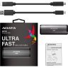Накопитель SSD USB 3.2 1TB ADATA (ASE760-1TU32G2-CBK)