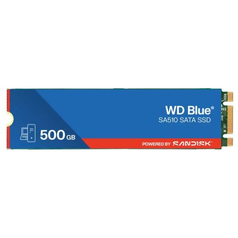 Накопитель SSD M.2 2280 500GB SA510 BLUE WD (WDS500G3B0B-00AXS0) - Внутренние SSD  - Внутренние SSD 