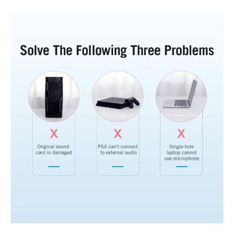 Звуковая плата Vention Audio USB 2х3,5mm jack Metal (VAB-S17-B) - Нулевой остаток (Feed) - Нулевой остаток (Feed)