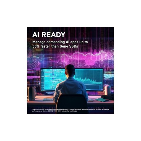 Накопитель SSD M.2 2280 1TB T705 Micron (CT1000T705SSD3) - Внутренние SSD  - Внутренние SSD