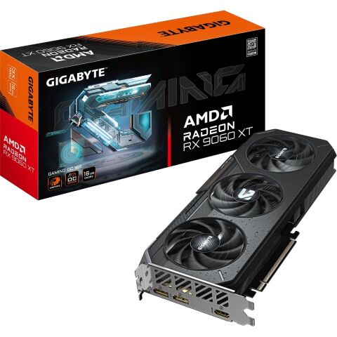 Видеокарта GIGABYTE Radeon RX 9060 XT 16Gb GAMING OC (GV-R9060XTGAMING OC-16GD) - Нулевой остаток (Feed)  - Нулевой остаток (Feed) 