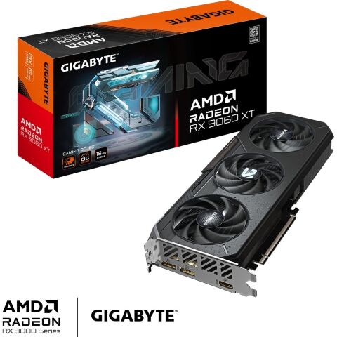 Видеокарта GIGABYTE Radeon RX 9060 XT 16Gb GAMING OC (GV-R9060XTGAMING OC-16GD) - Нулевой остаток (Feed)  - Нулевой остаток (Feed) 