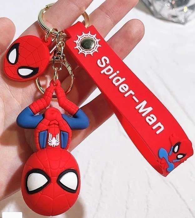 Брелок подвеска на рюкзак Marvel Spider-man 3D Keychain Человек паук ...