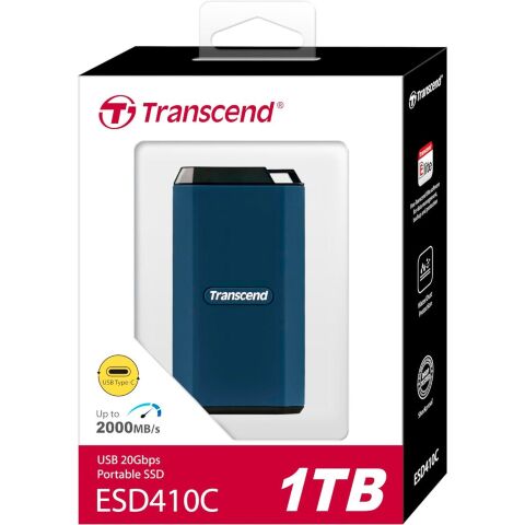 Накопитель SSD USB Type-C 1TB ESD410C Transcend (TS1TESD410C) - Внутренние SSD  - Внутренние SSD 