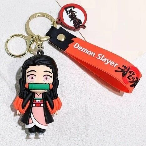 Брелок подвеска на рюкзак Demon Slayer Nezuko Kamado Незуко Камадо Клинок, рассекающий демонов -   -  