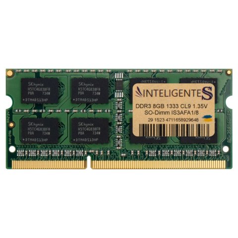 Модуль памяти для ноутбука SoDIMM DDR3L 8GB 1333 MHz INTELIGENTES (IS3AFA1/8) - Модули памяти к ноутбукам  - Модули памяти к ноутбукам 